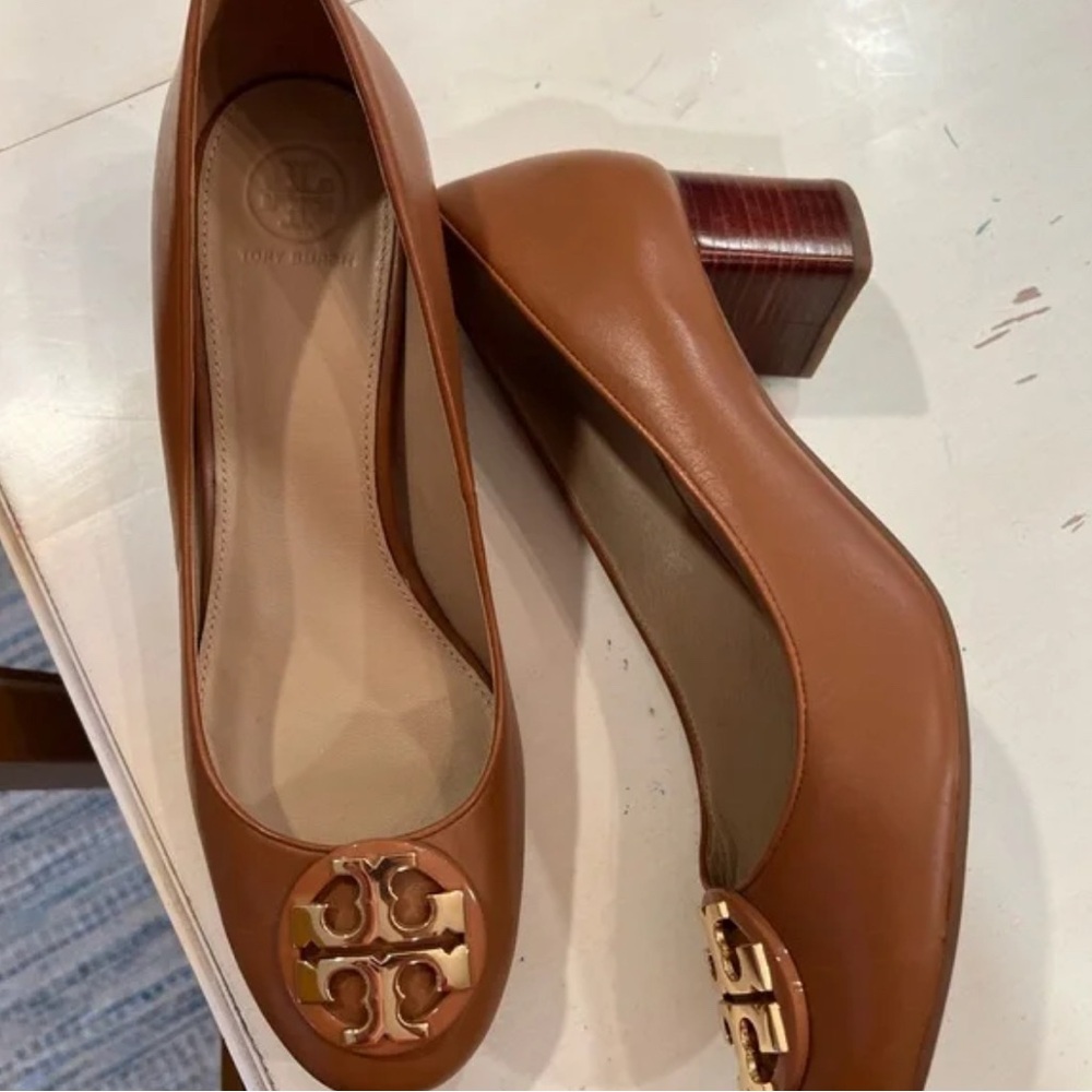 Brown Tory Burch Heels